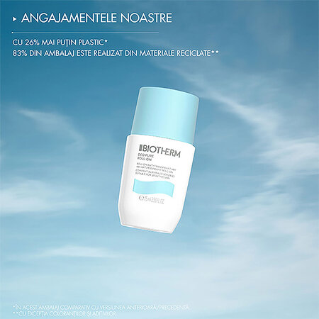 Deodorant roll on Deo Pure, 75 ml, Biotherm 723826
