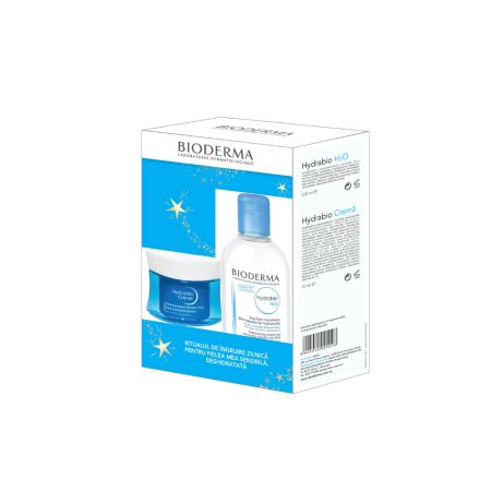 Pachet Solutie micelara Hydrabio H2O, 250 ml + Crema hidratanta Hydrabio