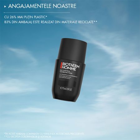 Deodorant Roll-On Homme Day Control 72h, 75ml, Biotherm 723879