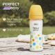 Biberon cu tetina din silicon si flux mediu Perfect Easy, Baieti, 2 luni+, 250 ml, Chicco 723919