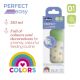 Biberon cu tetina din silicon si flux lent Perfect Easy, Unisex, 0 luni+, 150 ml, Chicco 723941