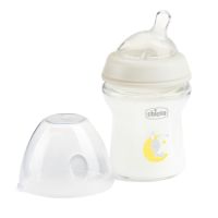 Biberon hranire din sticla Natural Feelling, 0 luni+, 150 ml, Chicco