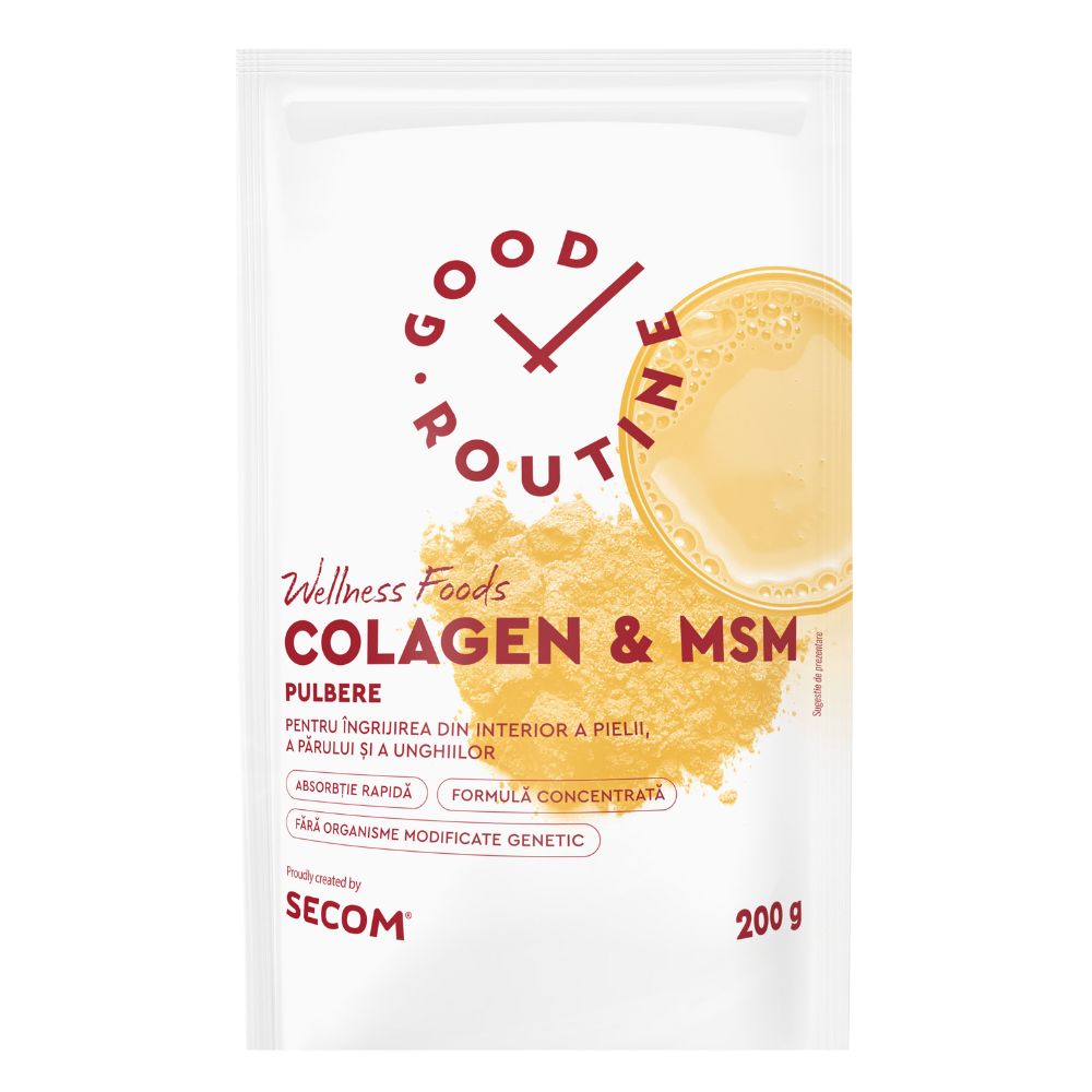 Colagen si MSM Good Routine, 200 g, Secom
