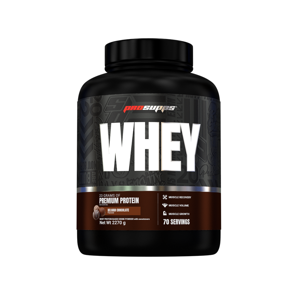 Proteina din zer Whey, Belgian Chocolate, 2270 g, Prosupps