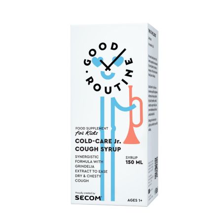 Sirop pentru copii Cold-Care Jr Cough Syrup Good Routine, 150 ml, Secom