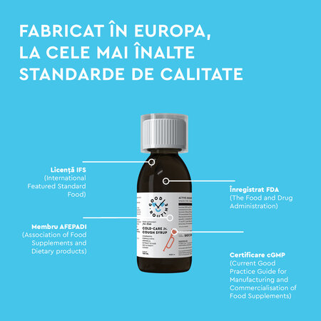 Sirop pentru copii Cold-Care Jr Cough Syrup Good Routine, 150 ml, Secom 763398