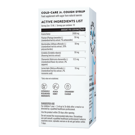 Sirop pentru copii Cold-Care Jr Cough Syrup Good Routine, 150 ml, Secom 763401