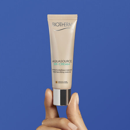 Crema hidratanta cu pigment Aquasource, medium to gold, 30 ml, Biotherm 724218