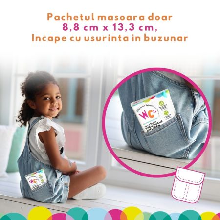 Protectie de unica folosinta pentru wc, 10 bucati, WuCetki 724274