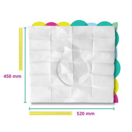 Protectie de unica folosinta pentru wc, 10 bucati, WuCetki 724275