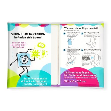 Protectie de unica folosinta pentru wc, 3x10 bucati, WuCetki 724269