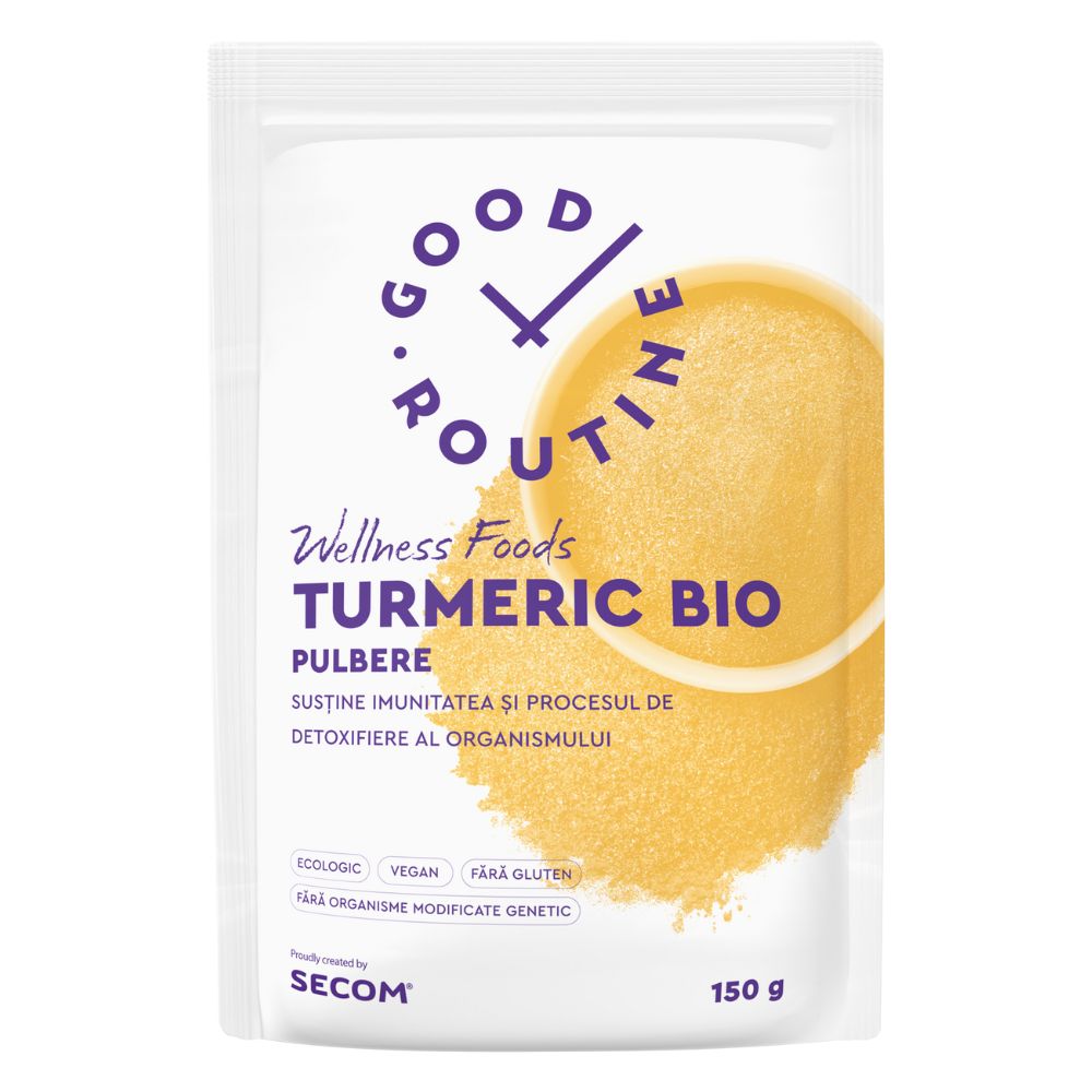Pulbere de Turmeric Bio Good Routine, 150 g, Secom