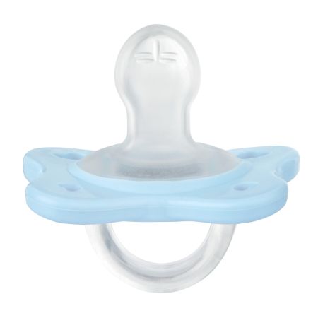 Suzeta anatomica PhysioForma Dual Soft, Bleu, 2-6  luni, 2 bucati, Chicco 724329