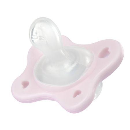 Suzeta anatomica PhysioForma Dual Soft, Roz, 2-6 luni, 2 bucati, Chicco 724336