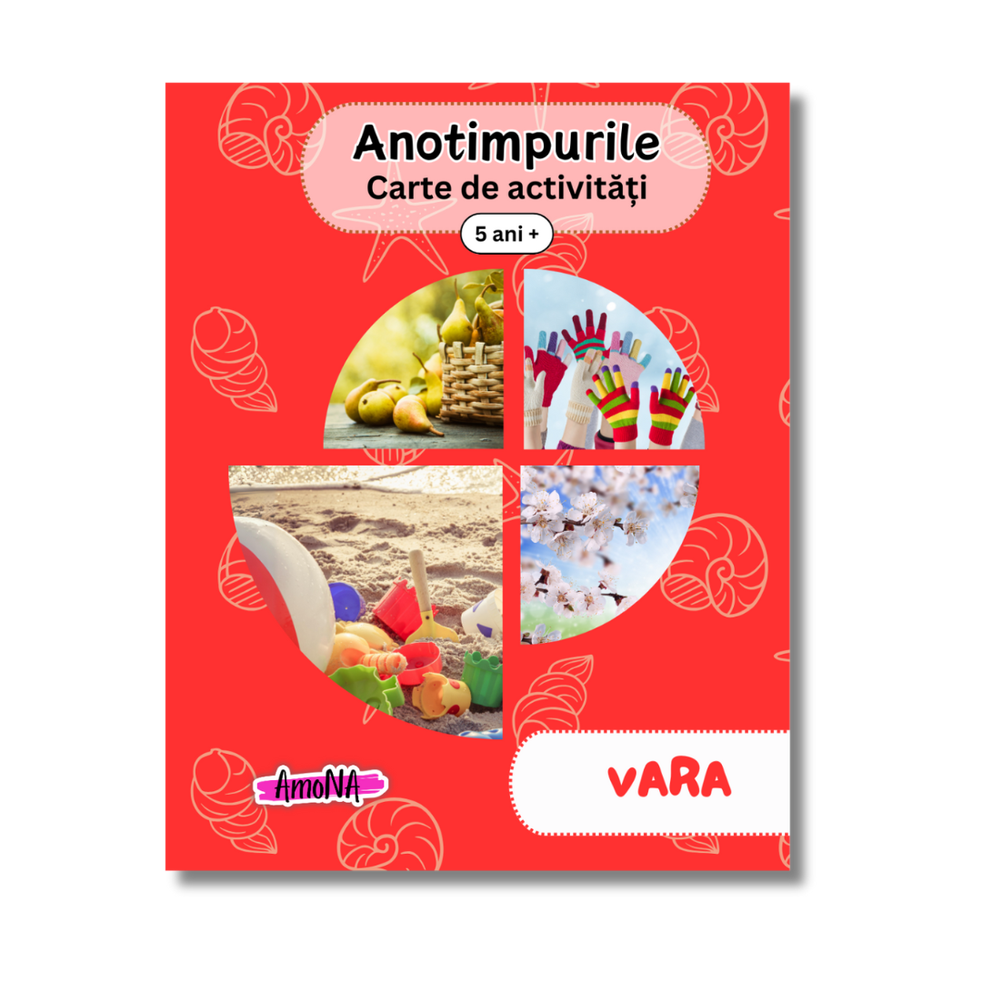 Carte de activitati pentru copii Anotimpurile, Vara, 5 ani+, Amona