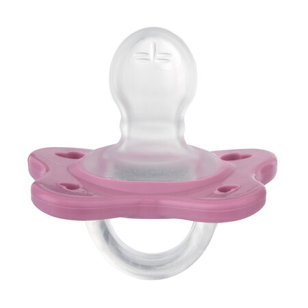 Suzeta anatomica PhysioForma Dual Soft, Roz, 6-16 luni, 2 bucati, Chicco 724343
