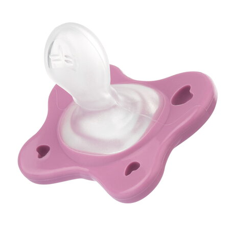 Suzeta anatomica PhysioForma Dual Soft, Roz, 6-16 luni, 2 bucati, Chicco 724342