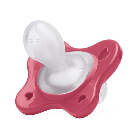 Suzeta anatomica PhysioForma Dual Soft, Roz, 16-36  luni, 2 bucati, Chicco 724368
