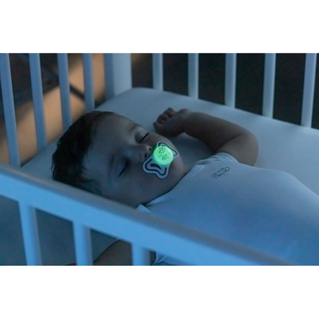 Suzeta PhysioForma Light Glow, Unisex, 16-36  luni, 2 bucati, Chicco 724392