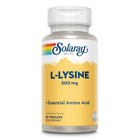 SOLARAY L-LYSINE 500MG 60 CPS VEG