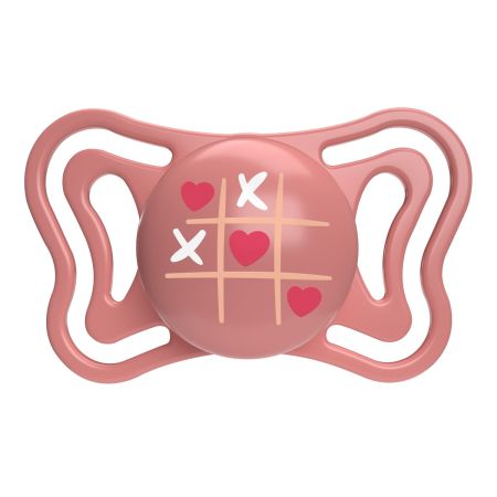 Suzeta PhysioForma Light Glow, Roz, 16-36  luni, 2 bucati, Chicco 724405