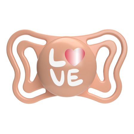 Suzeta PhysioForma Light Glow, Roz, 16-36  luni, 2 bucati, Chicco 724404