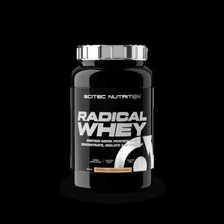 Radical Whey, Cookies and Cream, 1000 g, Scitec Nutrition