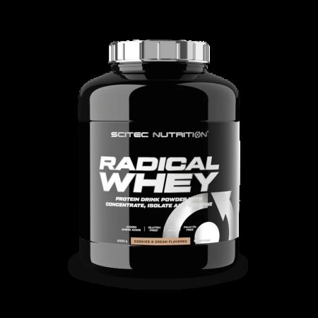 Radical Whey, Cookies and Cream, 2000 g, Scitec Nutrition