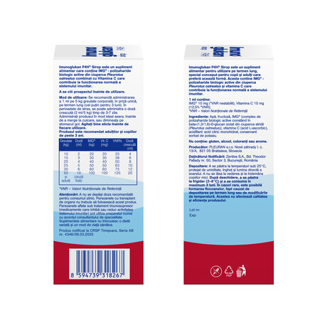 Sirop Imunoglukan P4H, 120 ml, Zentiva 724418