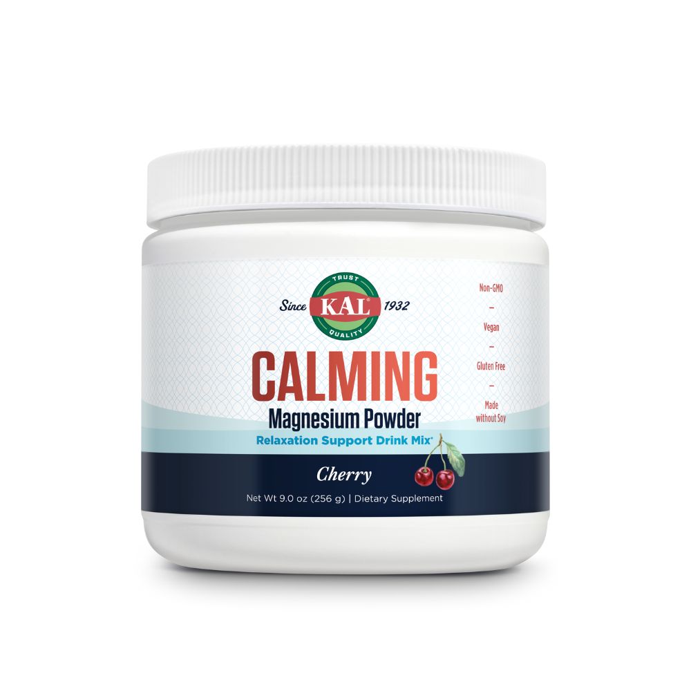 Calming Magnesium Powder, Cherry, 256 g, Kal
