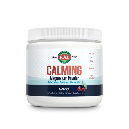 Calming Magnesium Powder, Cherry, 256 g, Kal