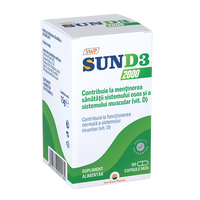 Sun-D3, 60 capsule  moi, Sun Wave Pharma