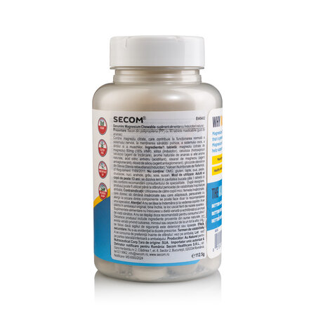 Magnesium Chewable, 60 mg, 90 tablete, Kal 776738