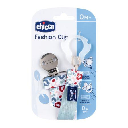 Lantisor fashion pentru suzeta, 0 luni+, Verde, 1 bucata, Chicco