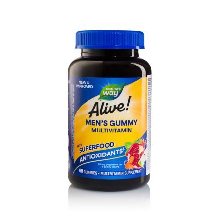 Jeleuri pentru barbati Alive Men's Gummy, 60 buc, Nature's Way