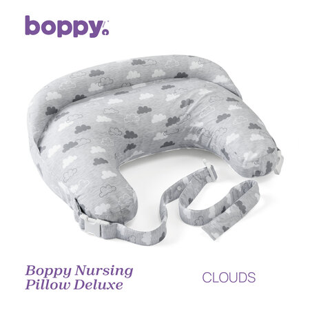 Perna pentru alaptare Boppy Deluxe Clouds, 0 luni+, Chicco 724541