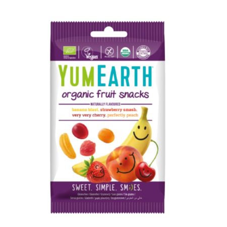 Jeleuri cu aroma de fructe Bio, 50 g, YumEarth