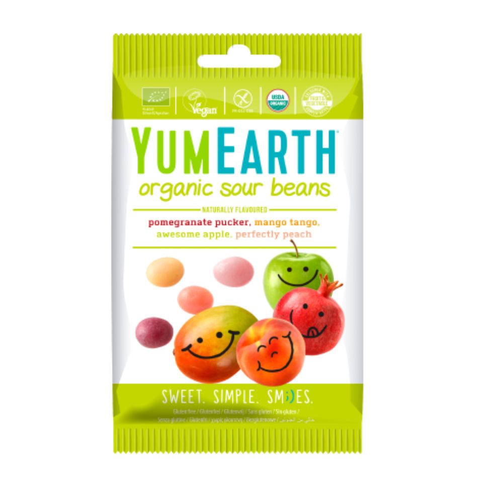 Drajeuri acrisoare Bio, 50 g, YumEarth