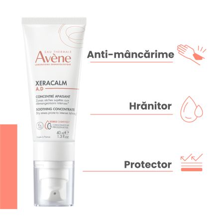 Concentrat calmant anti-mancarimi Xeracalm AD, 40 ml, Avene 724622