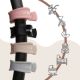 Cleme multifunctionale pentru carucior, Pink, 2 bucati, Sipo 724628