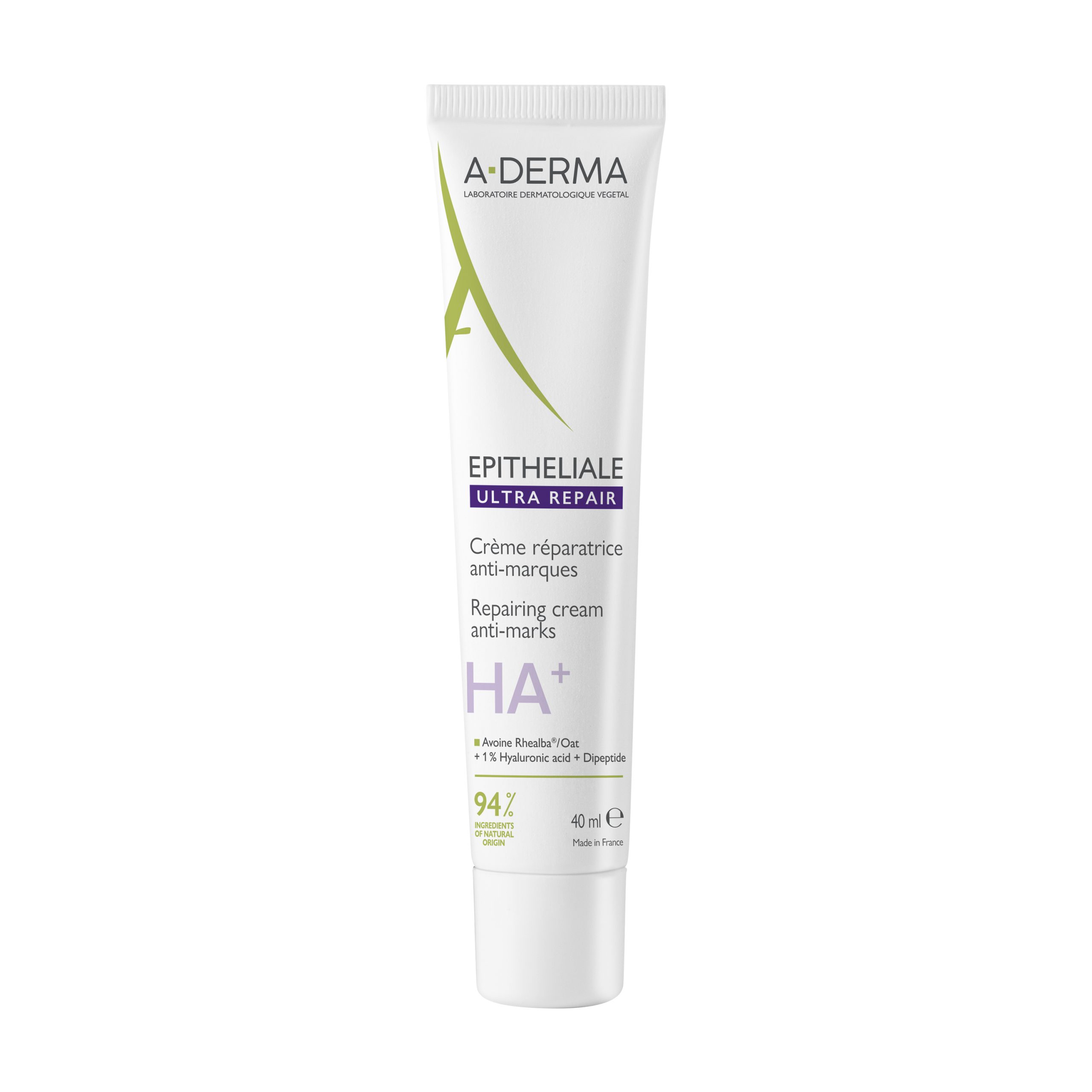 Crema reparatoare pentru pielea deteriorata Epitheliale Ultra Repair HA+, 40 ml, A-Derma