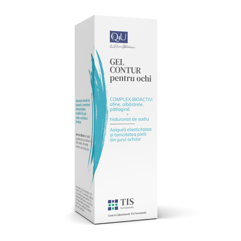 Gel contur pentru ochi Nutritis, 20 ml, Tis Farmaceutic