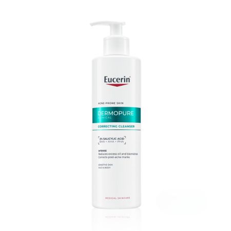 Gel de curatare regenerant cu 2% acid salicilic Dermo Pure, 400 ml, Eucerin