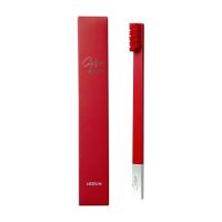 Periuta de dinti Silver, Carmine Red, Medium, 1 bucata, Apriori