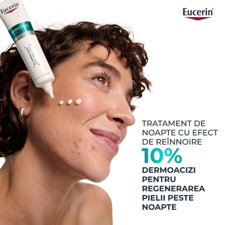 Tratament exfoliant pentru noapte Dermo Pure, 40 ml, Eucerin 724730