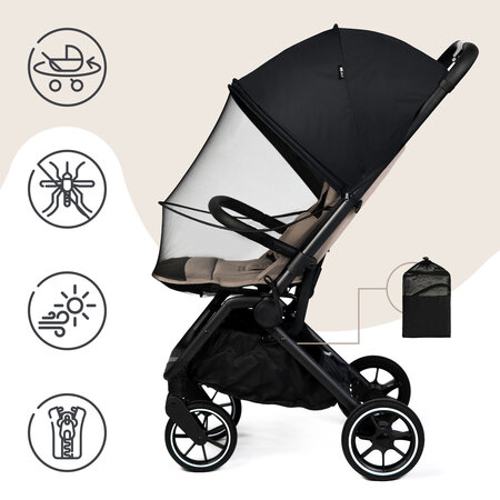 Plasa de insecte 2 in 1 cu parasolar inclus, 1 bucata, Sipo 724739