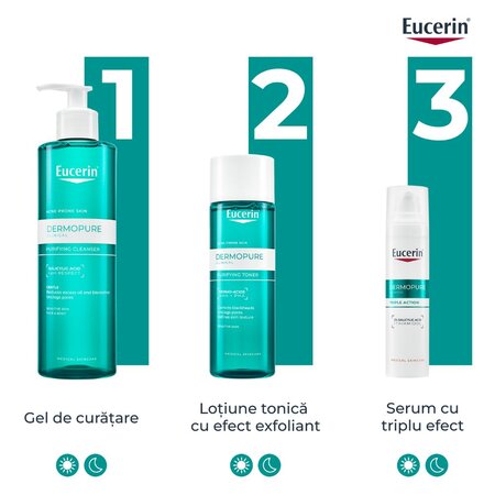 Lotiune tonica DermoPure, 200 ml, Eucerin 724764