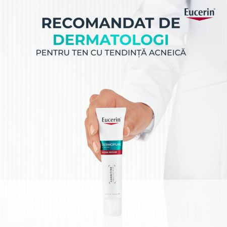Fluid pentru fata hidratant Dermo Pure, 40 ml, Eucerin 724819