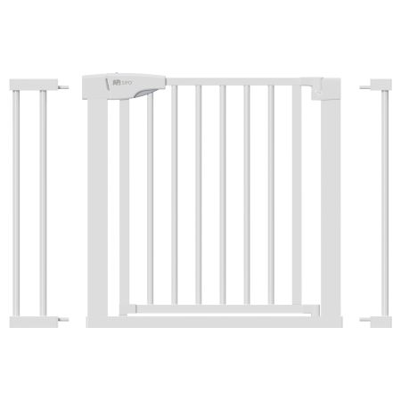 Poarta de siguranta, 75-103 cm, Alb, Sipo 724851