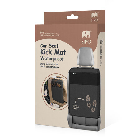 Protectie anti lovituri pentru scaunul auto, Negru, Sipo 724861